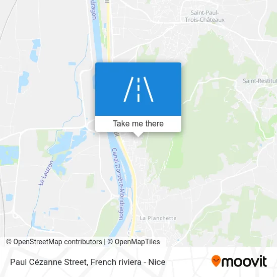 Rue Paul Cézanne map