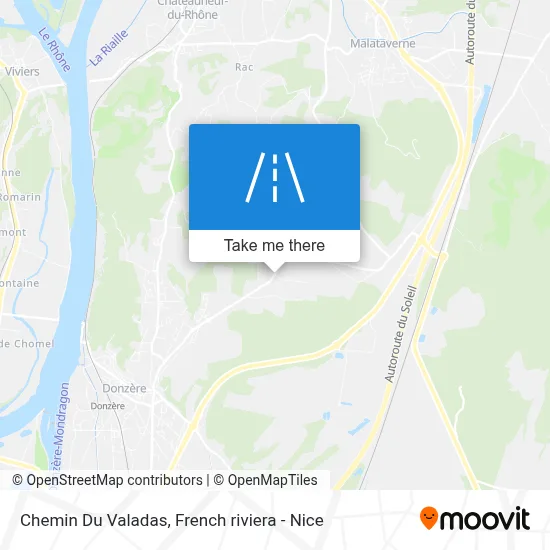Chemin Du Valadas map