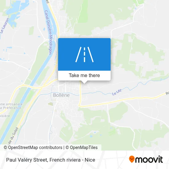 Rue Paul Valéry map