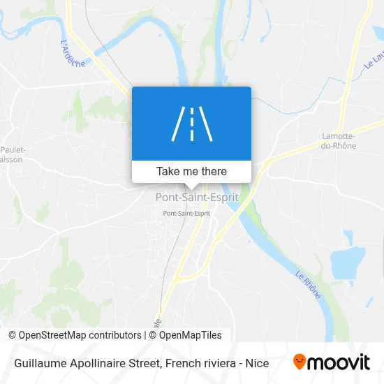Rue Guillaume Apollinaire map