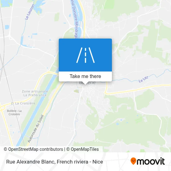 Rue Alexandre Blanc map