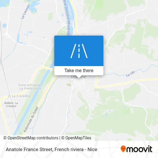 Rue Anatole France map