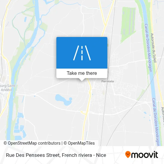 Rue Des Pensées map