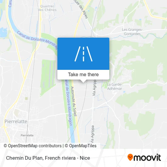 Chemin Du Plan map