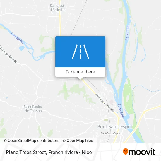 Rue Des Platanes map