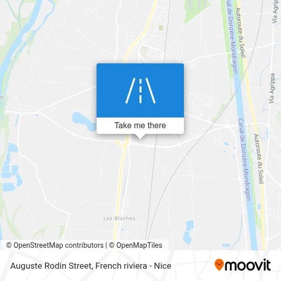 Rue Auguste Rodin map