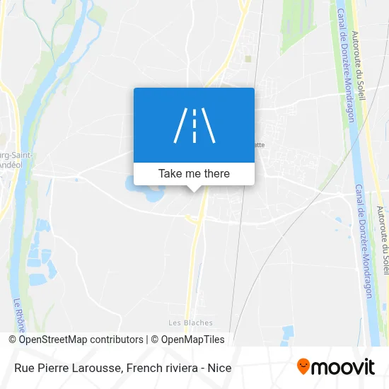 Mapa Rue Pierre Larousse