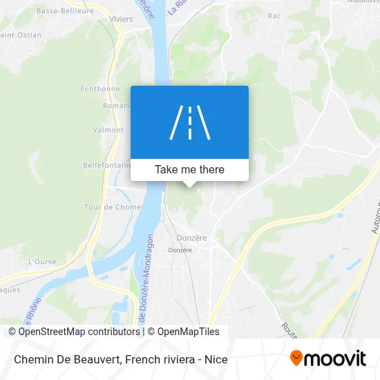 Chemin De Beauvert map