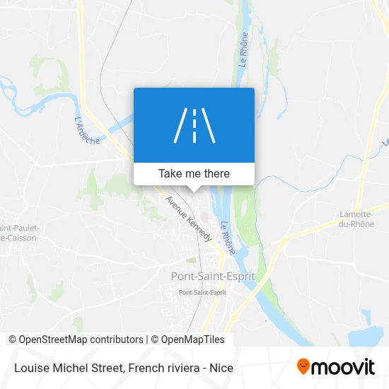 Rue Louise Michel map