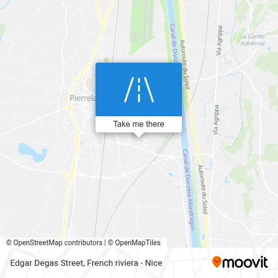 Mapa Rue Edgar Degas