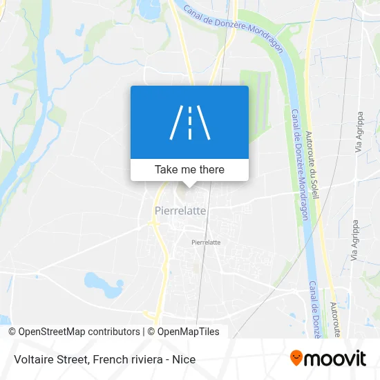 Rue Voltaire map