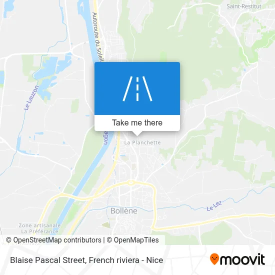 Mapa Rue Blaise Pascal