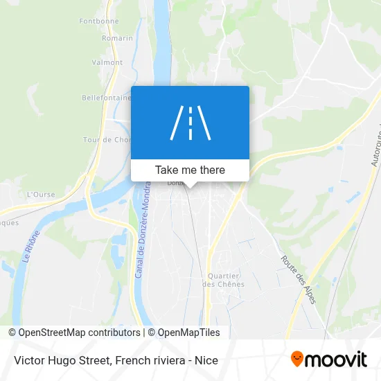Mapa Rue Victor Hugo