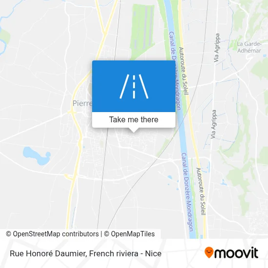 Rue Honoré Daumier map