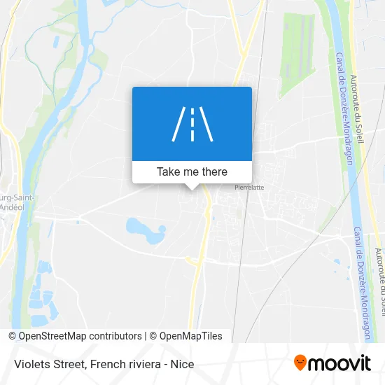 Rue Des Violettes map