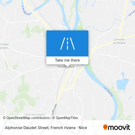 Mapa Rue Alphonse Daudet
