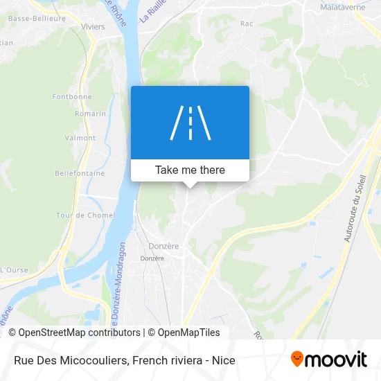Rue Des Micocouliers map