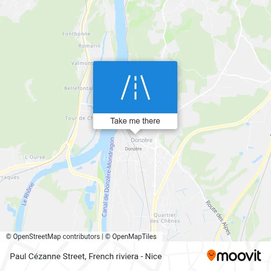 Rue Paul Cézanne map