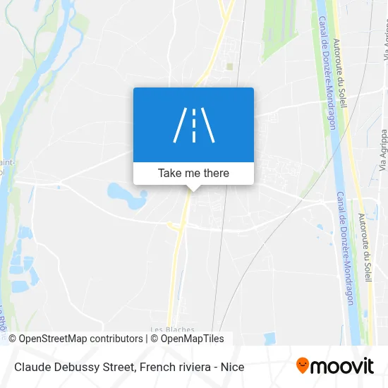 Rue Claude Debussy map