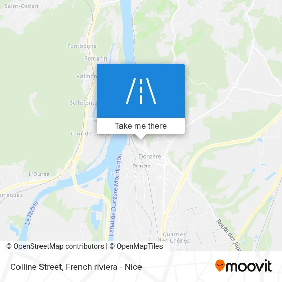 Rue De La Colline map