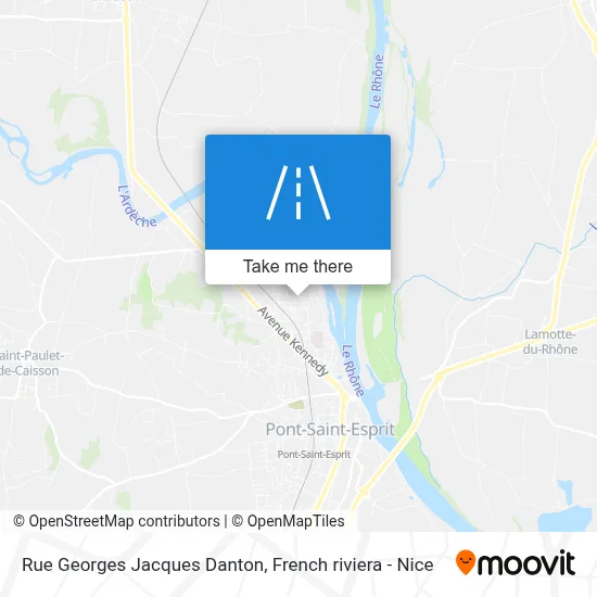 Rue Georges Jacques Danton map