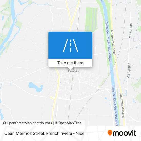 Mapa Rue Jean Mermoz