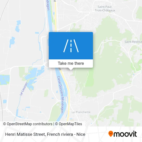 Rue Henri Matisse map