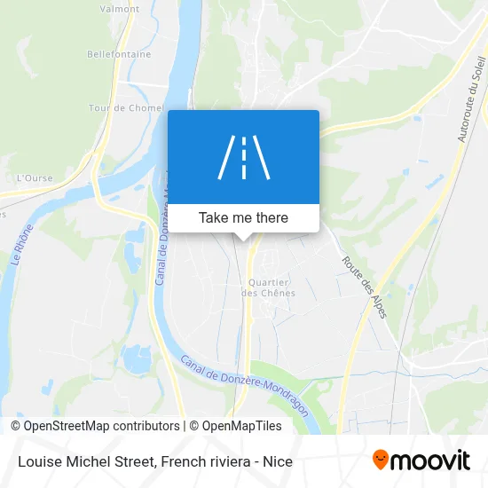 Rue Louise Michel map