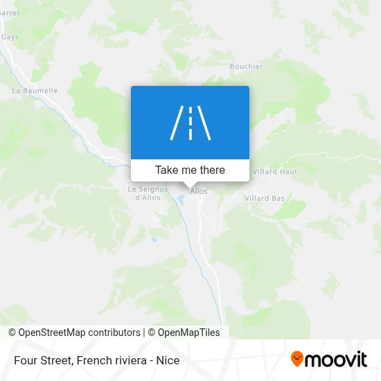 Rue Du Four map