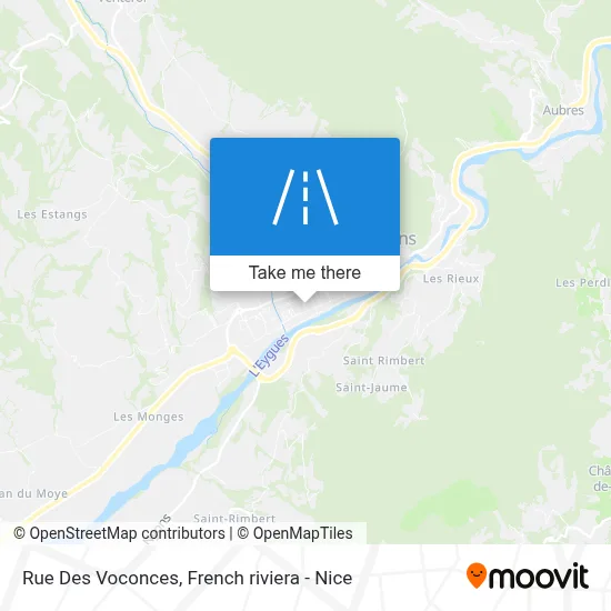 Mapa Rue Des Voconces