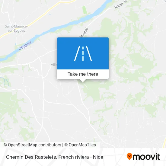 Chemin Des Rastelets map