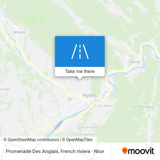 Promenade Des Anglais map