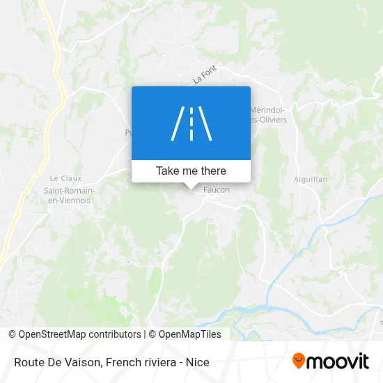 Route De Vaison map