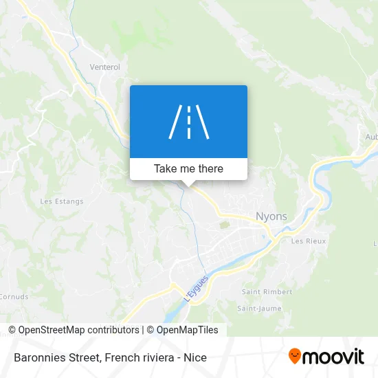 Rue Des Baronnies map