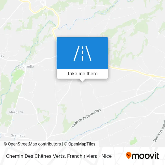 Chemin Des Chênes Verts map