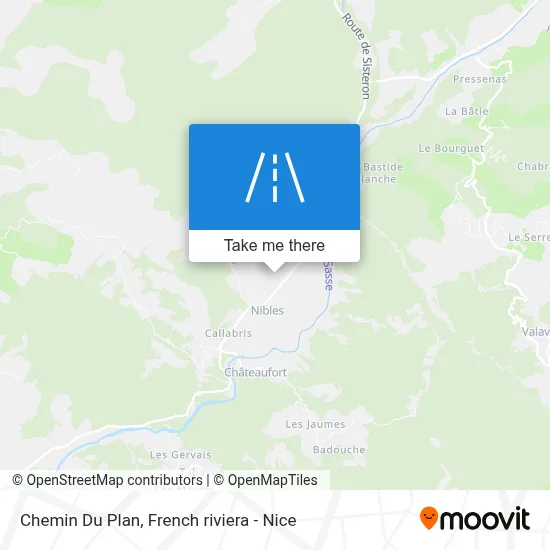 Chemin Du Plan map