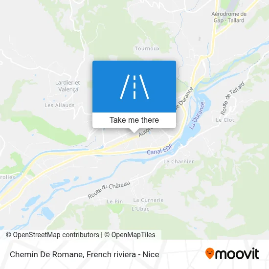 Chemin De Romane map