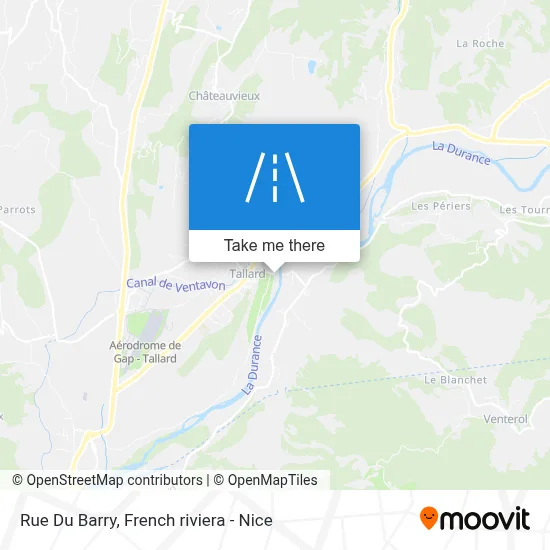 Rue Du Barry map