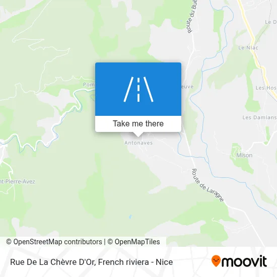 Mapa Rue De La Chèvre D'Or