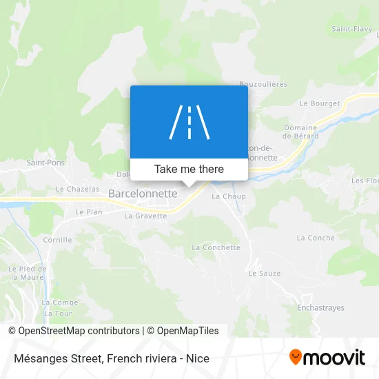 Rue Des Mésanges map