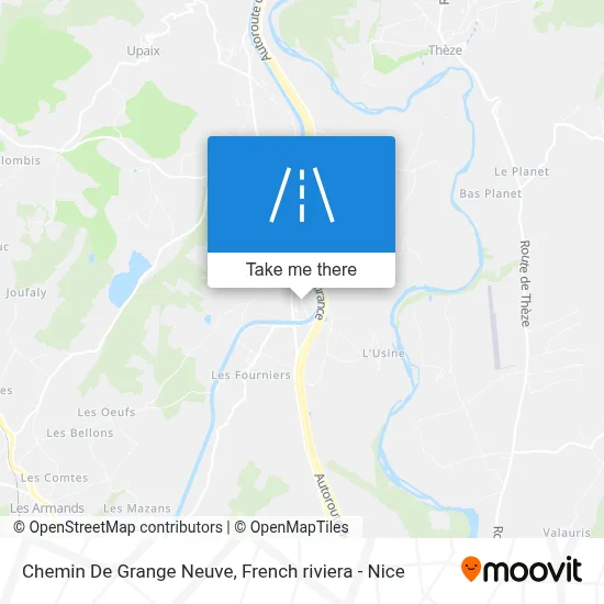 Chemin De Grange Neuve map