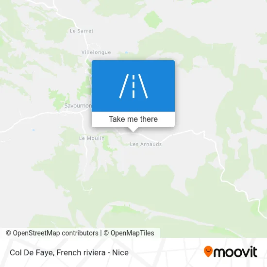 Col De Faye map