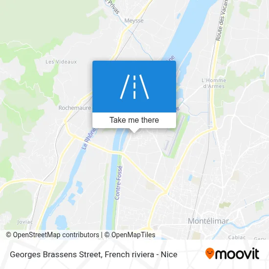 Rue Georges Brassens map