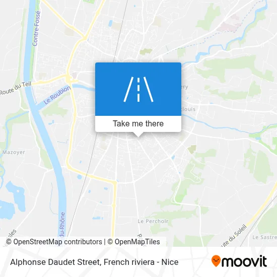Rue Alphonse Daudet map