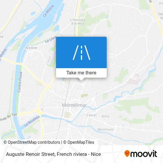 Rue Auguste Renoir map