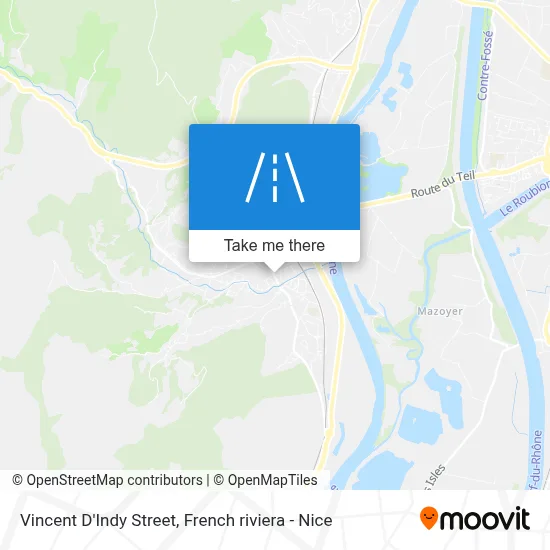 Rue Vincent D'Indy map