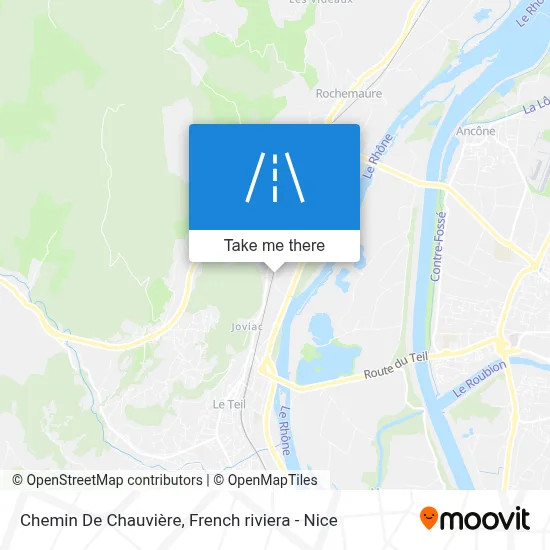 Chemin De Chauvière map