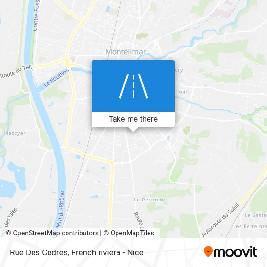 Rue Des Cèdres map