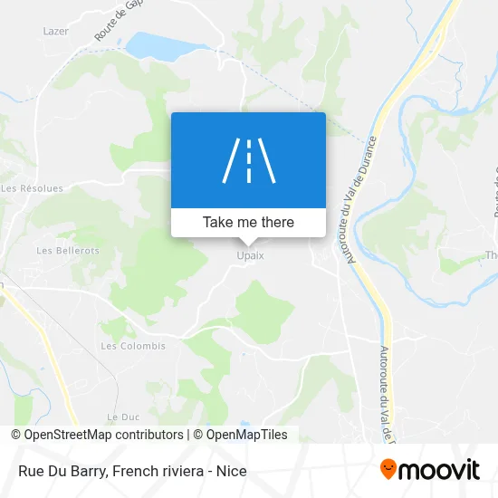 Mapa Rue Du Barry