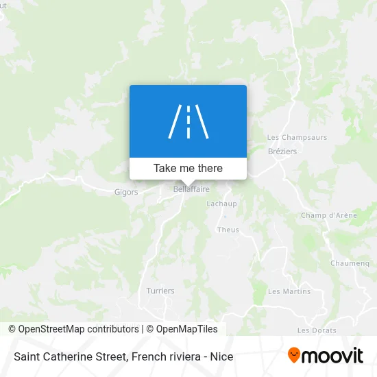 Rue Sainte-Catherine map